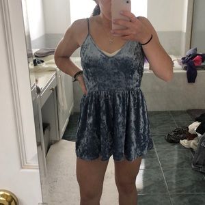 Pacsun Velvet Romper